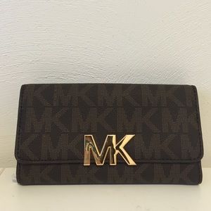 SOLD Michael kors brown monogram Wallet