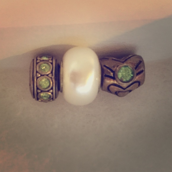 Peridot Pandora Charm Set (3)