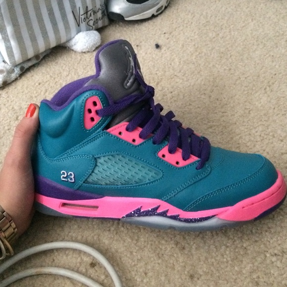 Air Jordan Retro 5 Tropical Teal