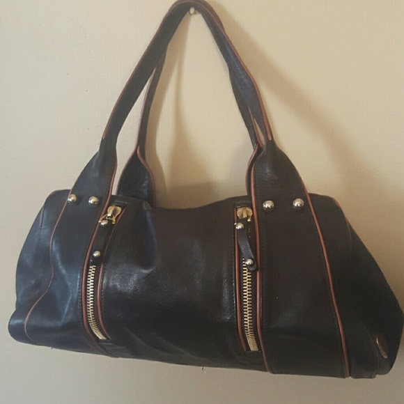 Missoni Handbags - Orange Label Missoni Brown Leather Bag