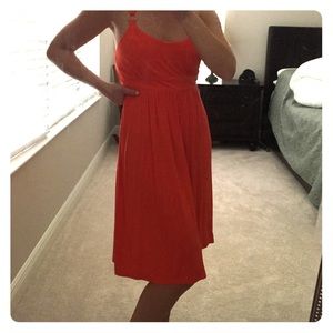 Coral dress