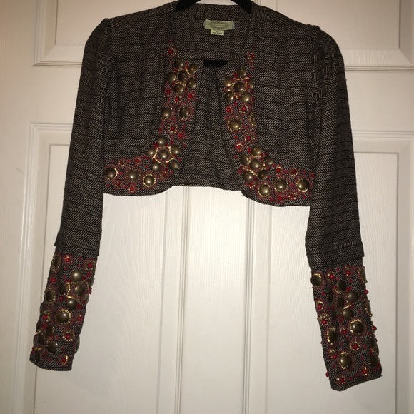 Crop top blazer