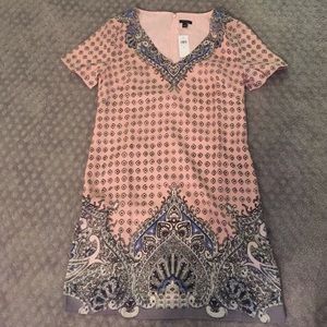 Ann Taylor Blush handkerchief dress