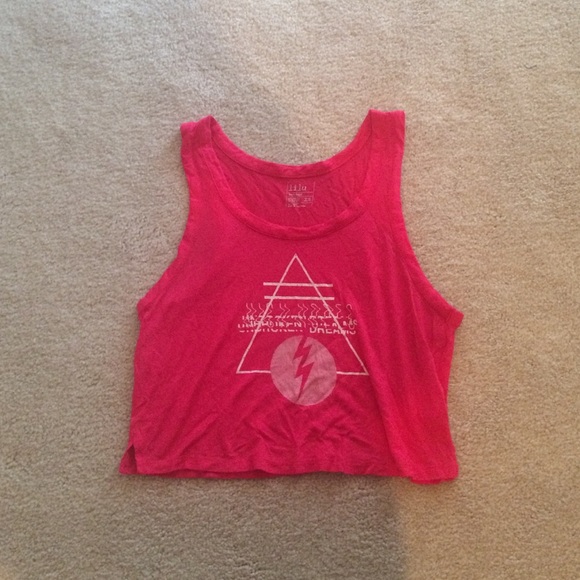 PacSun Pink Crop Tank
