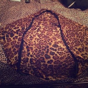 Cheetah print camisole