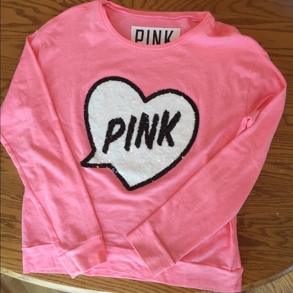 "PINK" sweatshirt. Size small. - Picture 1 of 2