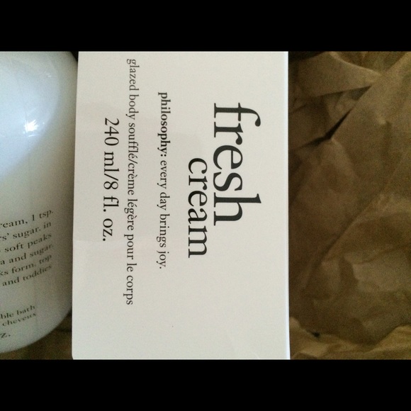 Philosophy fresh cream scent, 4 piece set, New!