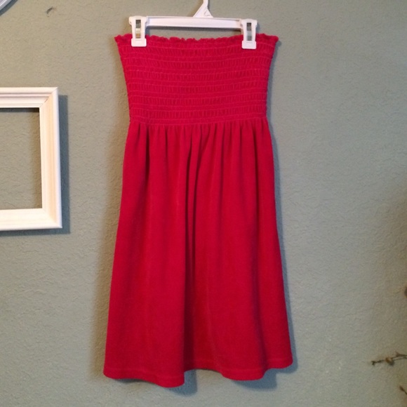 Hot pink  velour Juicy swimsuit cover-up