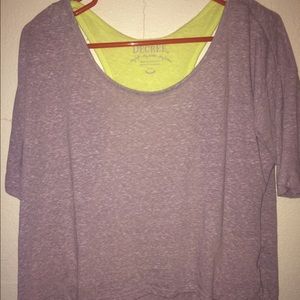Slouchy workout top