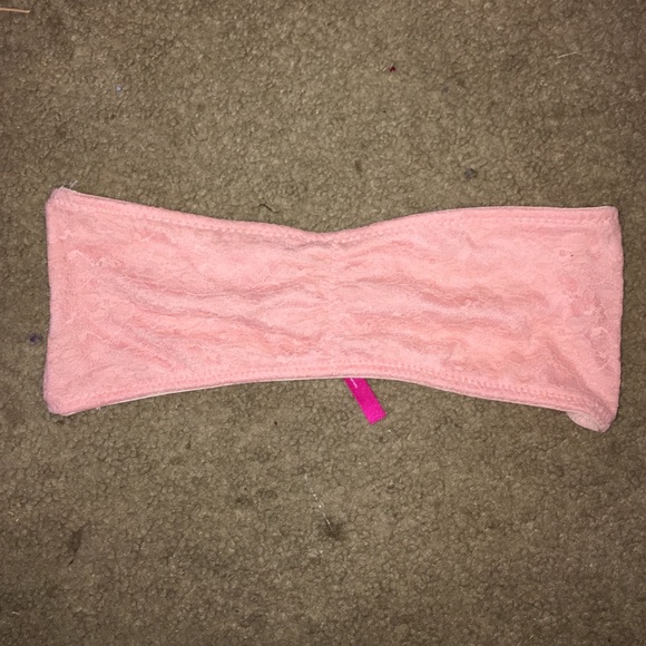 Pink Bandeau bra