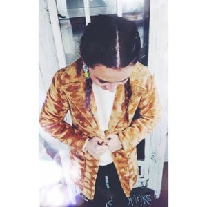 vintage| faux fur coat