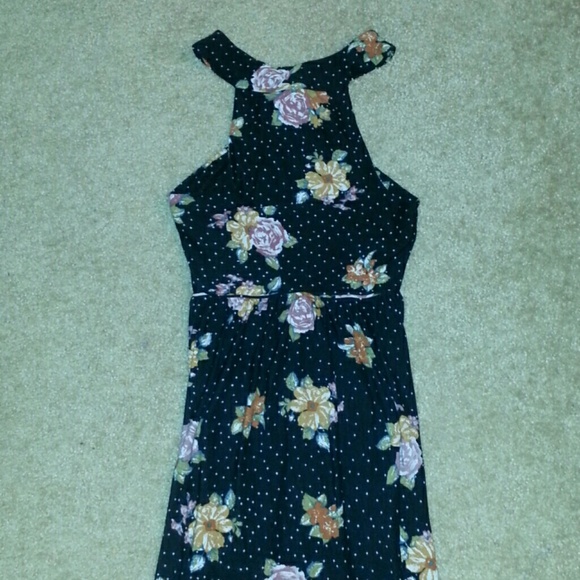 Free people Anthropologie floral print maxi dress