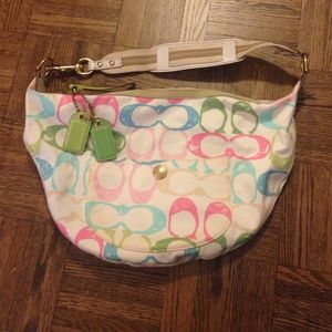 Pastel Coach Hobo Style Bag NWOT orig $268