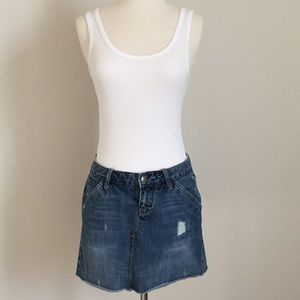 Express Denim Skirt