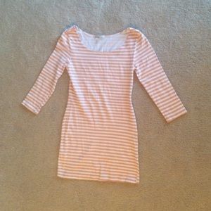 Charlotte Russe Striped Bodycon
