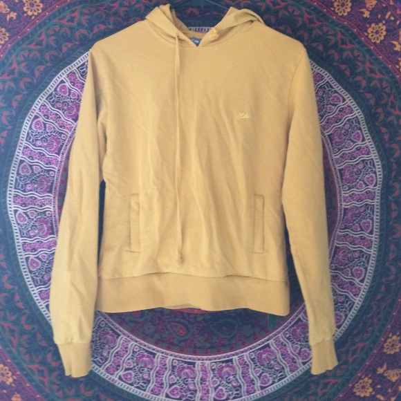Vibrant Mustard Orange Athletic Hoodie