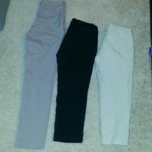 Lot of Loft, H&M, banana republic pants 00/00p/xs