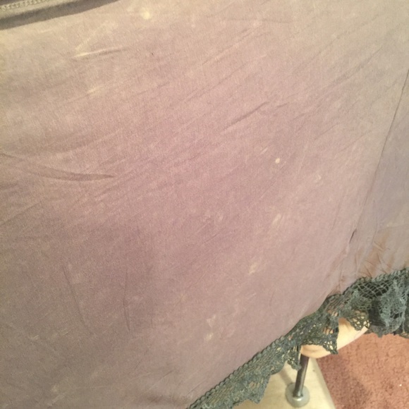 Nomad Stonewashed Lace Hem Wrap LAST ONE - Picture 3 of 4