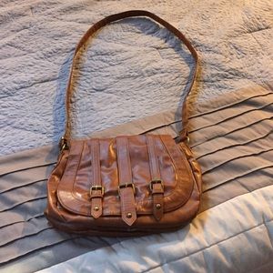Brown cross body