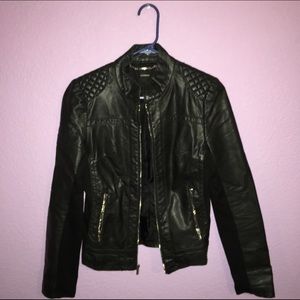 Express leather jacket