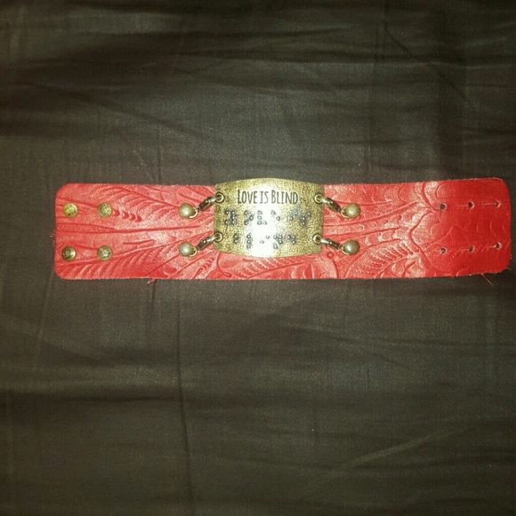 Never worn leather bracelet