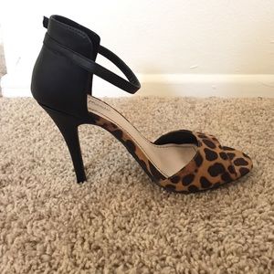 Anne Michelle Cheetah Stiletto Heel