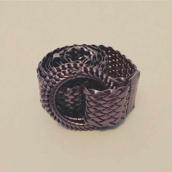 Metallic colored belt