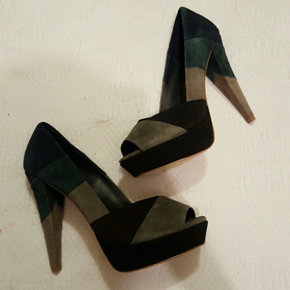 7 for all mankind heels multi color - Picture 1 of 4
