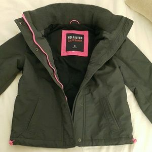 Grey hollister jacket