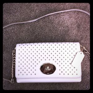 Brand new studded coach cross body bag