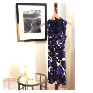 Trulli Purple & Black Petite Dress