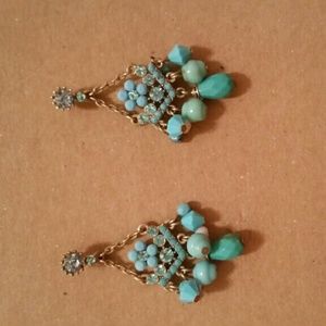 Beautiful blue earrings
