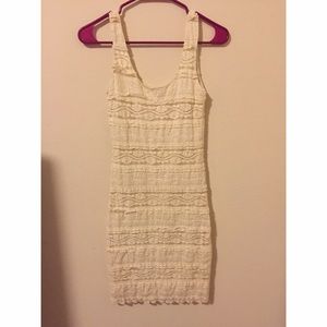 Cream colored Lace dress from Nordstrom