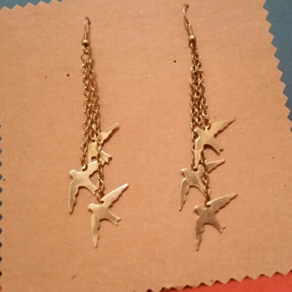 Pretty bird earrings