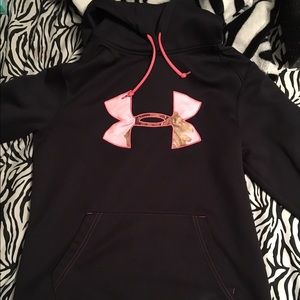 Under Armor pink camo hoodie