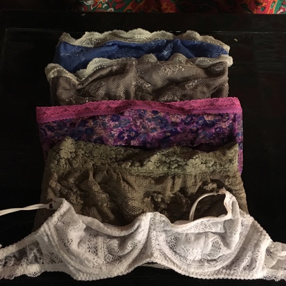 5 Calvin Klein and Free People bandeaus