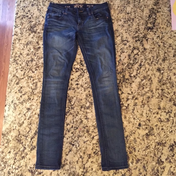 Buckle Black Skinny Jeans