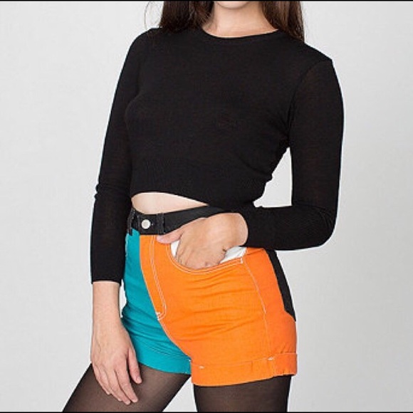 NWT American apparel color block shorts