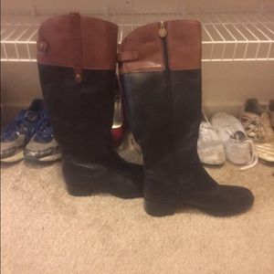 Franco Sarto Two Tone Riding Boots