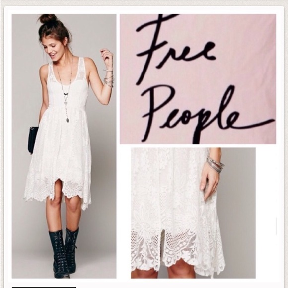Free People Dresses & Skirts - Free people ivory lace dress