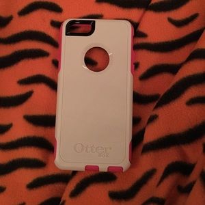 Pink and White OtterBox Case For iPhone 6/6s