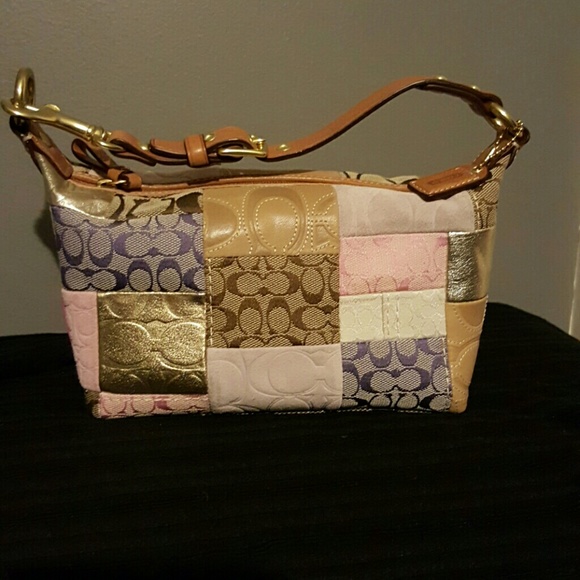 Authentic Coach patchwork purse