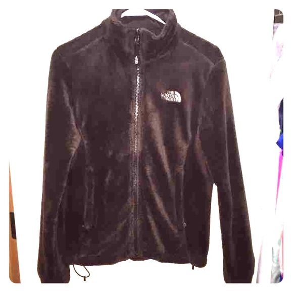 Fuzzy brown Northface