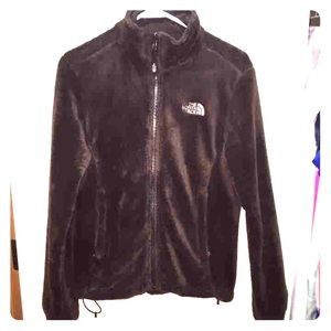 Fuzzy brown Northface