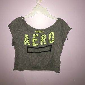 Grey, Aeropostale Crop top