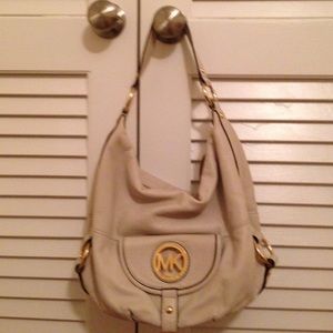 Michael Kors off white/ cream leather purse