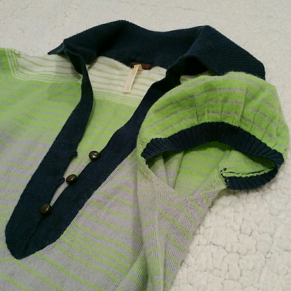 Free People Sweater Dress Green - Picture 3 of 4