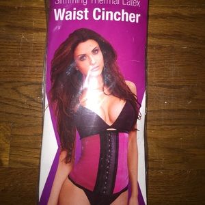 Pink Latex Waist Cincher