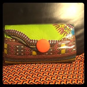 Dashiki African Clutch Bag