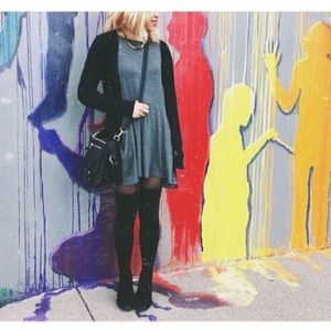 Long Sleeve Skater Dress w/ pockets